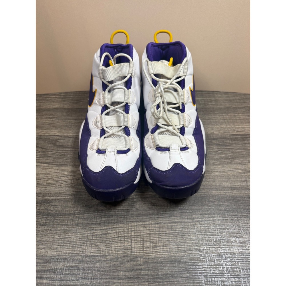 Nike Air Max Uptempo 95 Derek Fisher Lakers White Purple Amarillo CK0892-102
